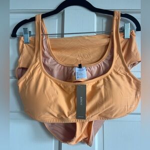 J.Crew Orange swim set